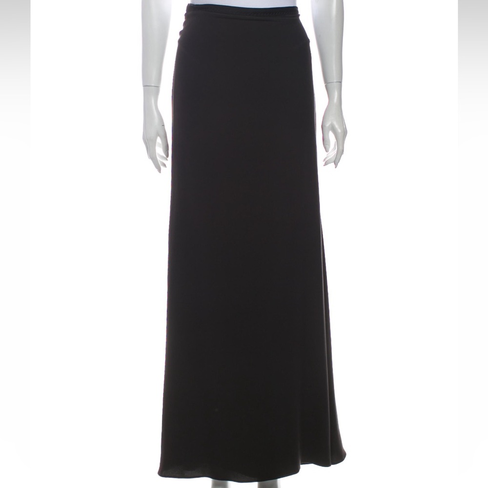 Moschino Black Silk Skirt